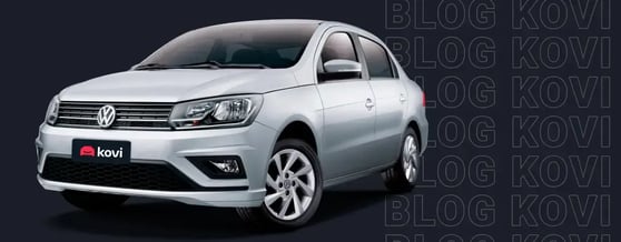 Carro voyage destacado em fundo preto, escrito Blog Kovi